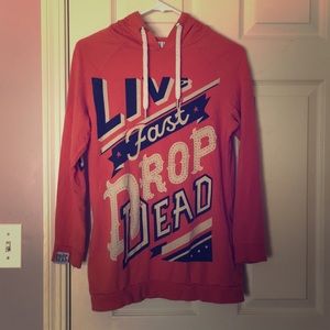 Drop Dead Clothing “Live Fast Drop Dead” hoodie